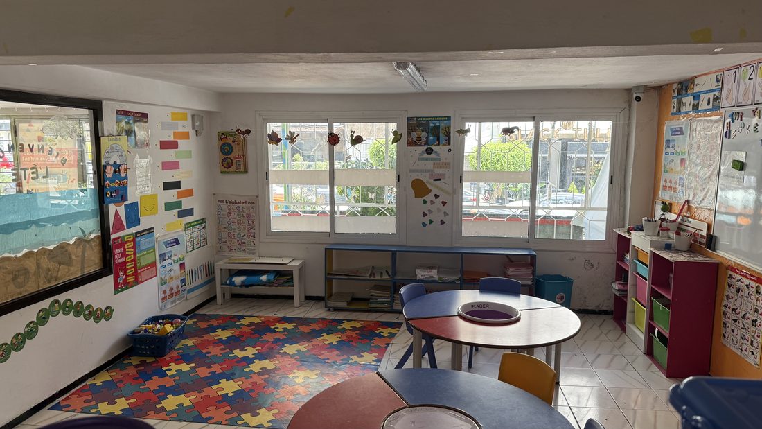 Salle de classe lumineuse